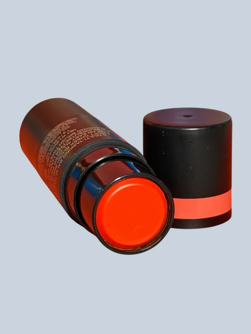 Nude Stix Multi tasking Balm in PICANTE Bright Red Orange Cream Stick